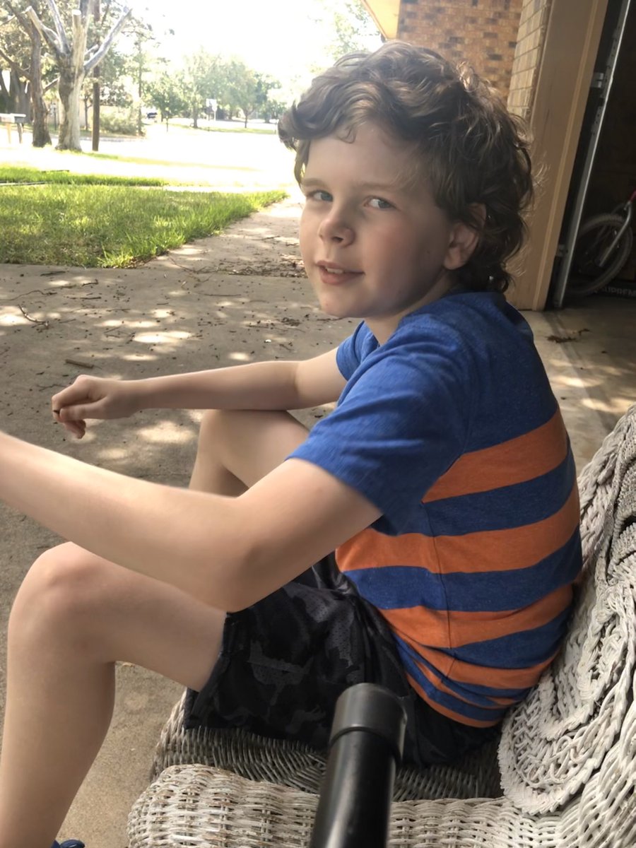 AggieofGrace's tweet photo. Little things can make big impacts. Gordon’s teacher Mrs. Thorpe @BTBobcatEnglish offered to drop off a book at our house their class made.  He didn’t want to miss her so we sat outside playing charades. Thank you for making his day and week and month! https://t.co/DpM9XOZPSl