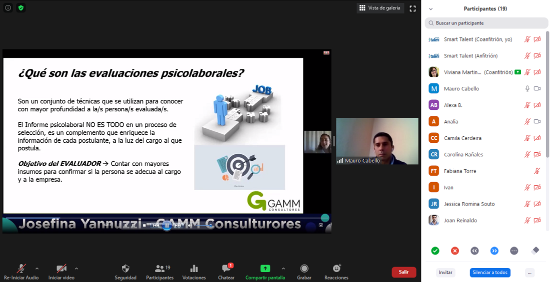 SmartTalentUY's tweet photo. 💻 ¡Ya estamos comenzando nuestro primer #CVChecking en formato online! Muchas gracias a Growing, @prometeo_hr, GAMM Consultores y Paola D’Alessandro por participar 👏
📅 Los cupos para hoy están agotados pero estén atentos ya que próximamente comunicaremos una nueva fecha https://t.co/dRclKlYs0i