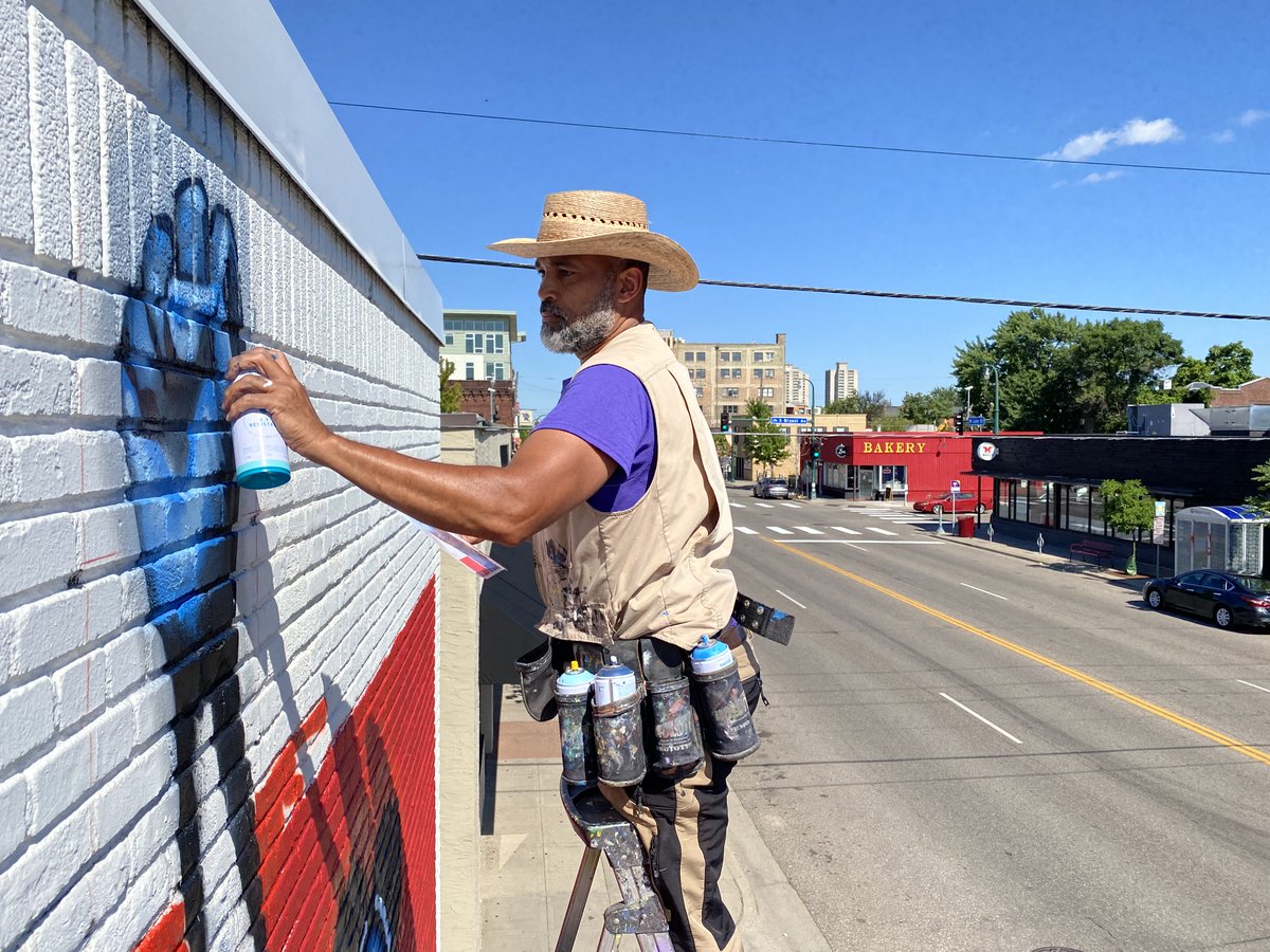 Thank you Peyton Scott Russell for the incredible addition to our building! We could not be more thrilled with how it turned out and to share this work with our community. We would also like to thank model Amira, the young girl featured in the mural.

#AmplifyBlackVoices