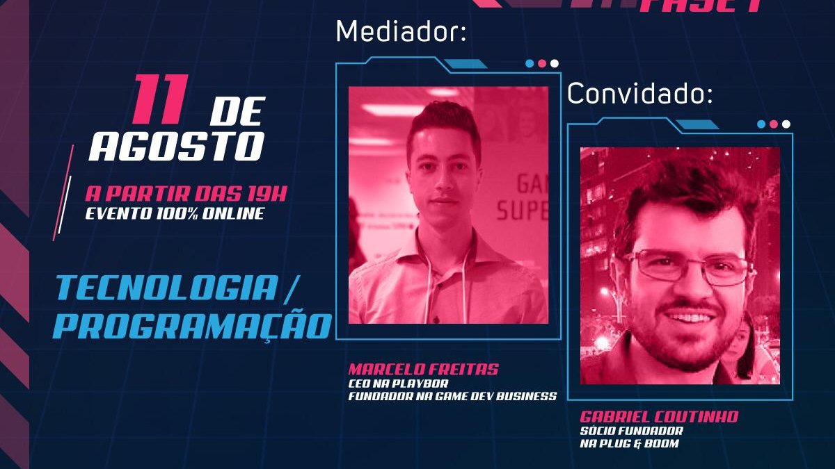 PlayborGames's tweet photo. Confira o Dia 2 do "Webinar: Game é Negócio":

Tema: Tecnologia / Programação
Mediador: @marceloprofile (Playbor)
Convidado: @gabrielcac (@plugandboom)

A partir das 19h (Mato Grosso) ou 20h (Brasília)
Inscrições abertas: https://t.co/oI05fE4fpO https://t.co/r2GQIkI4XC