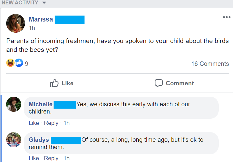 simonbarnicle's tweet photo. Northwestern Parents Facebook is a beautiful, cursed place https://t.co/pr6OTemtmt
