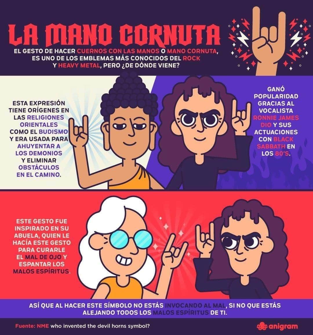 La mano Cornuta ¿de dónde viene? 🤟🏼