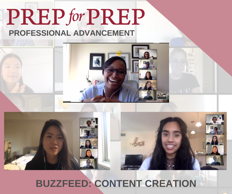 Prep_for_Prep's tweet photo. #ProgramUpdate Have you ever taken a #Buzzfeed quiz to find your ideal Disney Princess or Hogwards house? Our Professional Advancement team helped #PrepforPrep students explore creative career paths with a panel of Buzzfeed content creators. https://t.co/il1iCGUpP6