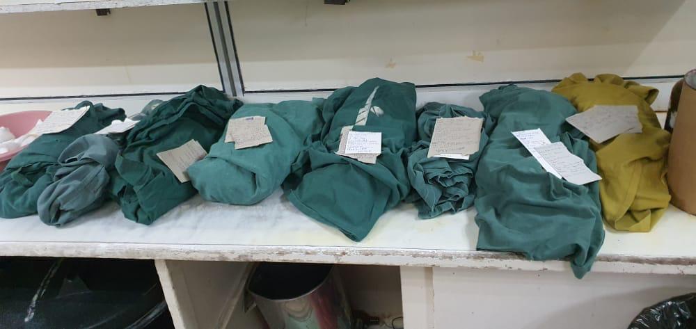 advocatemahere's tweet photo. Our hospitals are now death chambers. At Harare Hospital, nurses &amp; doctors are on strike. Of the 8 expecting mothers, only 1 took her bundle of joy home today. The rest reflected as 0/10 are babies that didn't make it. They're wrapped in the green cloth. 

We need new leaders.🇿🇼 https://t.co/N2DXCdFNiq