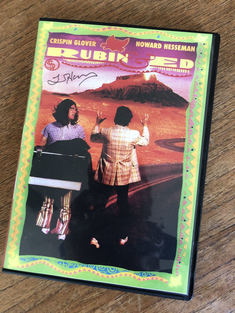 For $25 I got an autographed copy of Rubin & Ed from the director himself.