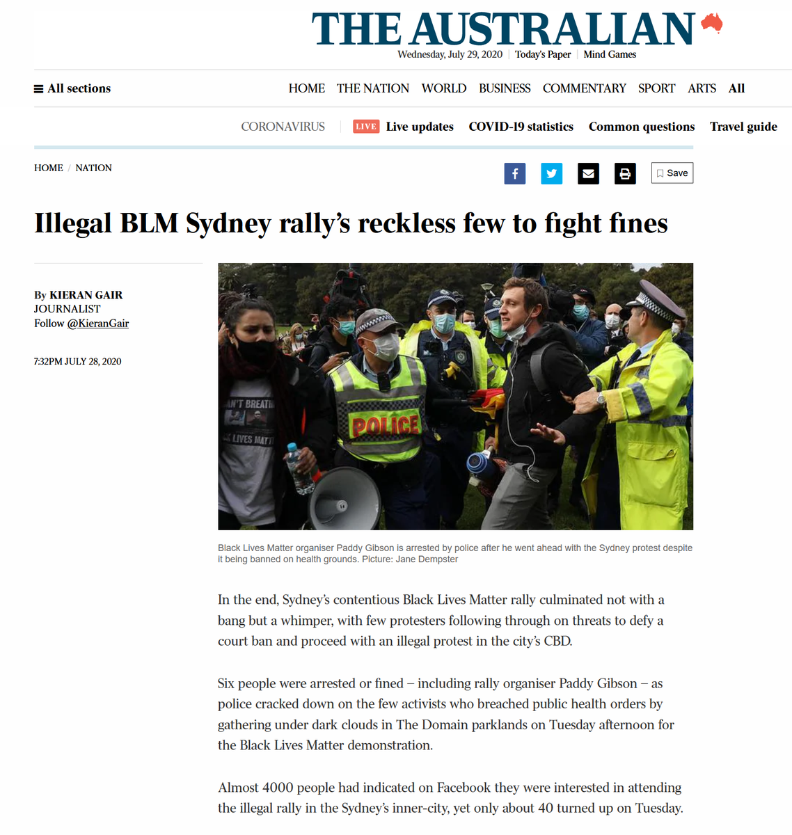 KetanJ0's tweet photo. Two articles currently in the Australian make for a neat juxtaposition. Their hand-wringing is in bad faith and their snide, racist gloating is 100% genuine. https://t.co/HWDAraNlAr