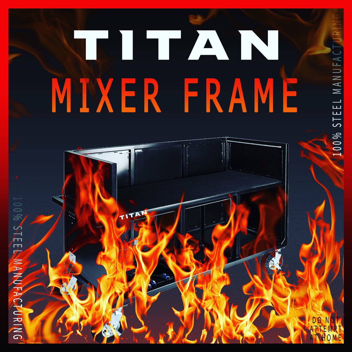 Durable and Dependable.

Titan Mixer Frames are 🔥HOT🔥 right now and IN STOCK! 

Contact us today to begin building your arsenal of Indestructible Pro-Audio Protection! 🔊