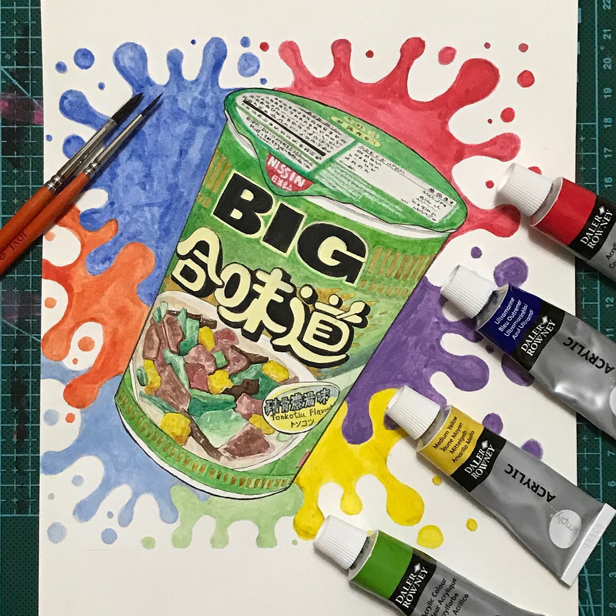 TSecond020's tweet photo. Cup noodle 🍜 #cupnoodles #nissin #Illustration #sketch https://t.co/Hw8v0eUjzC