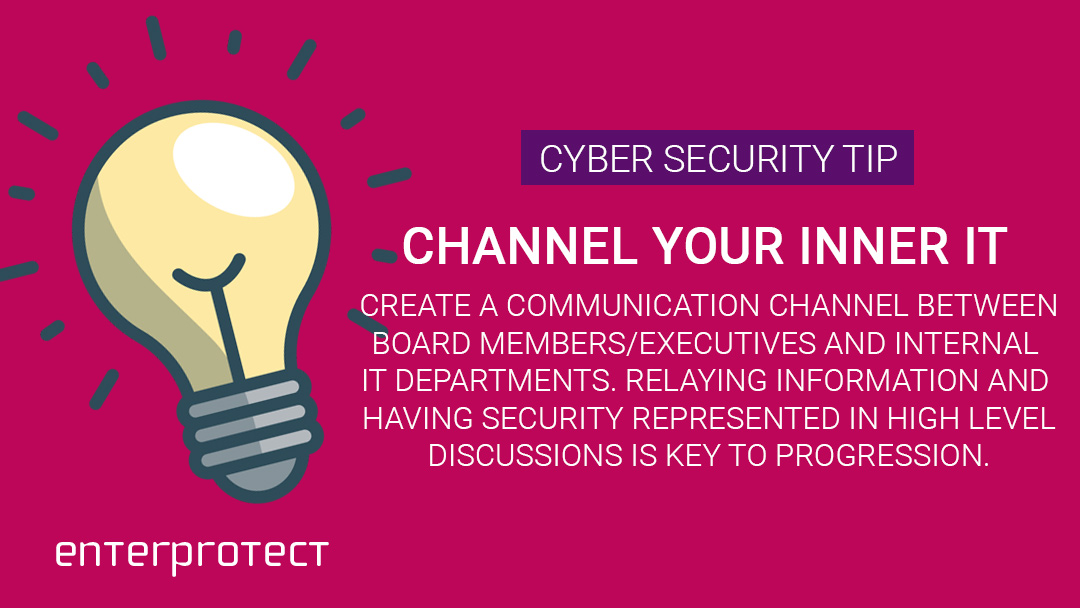 enterprotectsec's tweet photo. Communication is everything... threats are all around you... be one with your Cyber Security ๐โโ๏ธ
Find more tips on #CyberSecurity here: https://t.co/aBt01gEa6P
#tiptuesday #cybertip #it #communication #slackchannel #dataprotection #cyberhygiene #remoteworkers #workfromhome https://t.co/CrZ4Dh2zHB