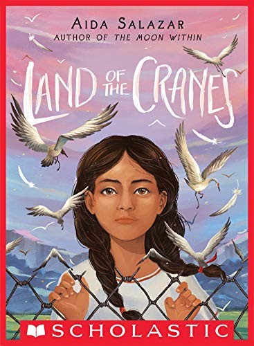 Beautiful middle grade novel in verse LAND OF THE CRANES @aidasalazar timely story of immigration, racism and hope. #ewgcya #thelibrarylife