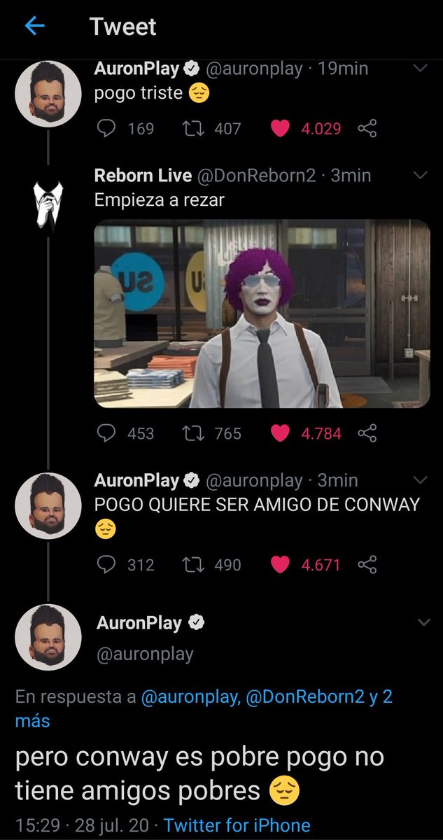 SilviaP3lusita's tweet photo. Que esto nunca se termine! 
#Pogo #Pogoplay #Rebornplay #rebornlive #clownway #conwplay !! https://t.co/FtEv7UWACZ