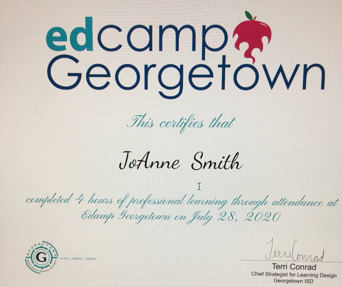 wre_library's tweet photo. Thanks ⁦@EdcampGTX⁩ for another incredible EdCamp experience! Although I miss being there and prizes, I loved that we were able to collaborate with educators across the USA!! #EdCamp #SummerLearning #Engaged #GISDtech #GISDlibraries #PioneerTOUGH https://t.co/ctNakjGktE