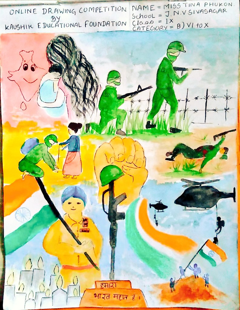 ProAssam's tweet photo. #HarKaamDeshKeNaam
#CourageInKargil 
#KargilVijayDiwas2020 was obs by #NCC #Dibrugarh GP HQs. Fwg units participated :-
#10ASSAM BN, #63ASSAM Girls Bn, #11ASSAM (I)Girls Coy, #26Assam (I) Coy, #22AP (I) Coy, #46MED Coy &amp; #49NAVAL Unit. @HQ_DG_NCC
@SpokespersonMoD, @CMOfficeAssam https://t.co/z82wKcobE4