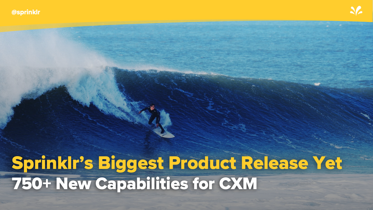 EmNixon515's tweet photo. .@Sprinklr's biggest product release is here! 750+ enhancements across our entire customer experience management (#CXM) platform https://t.co/tG2Ks5ajIZ https://t.co/jcrtrWSstk