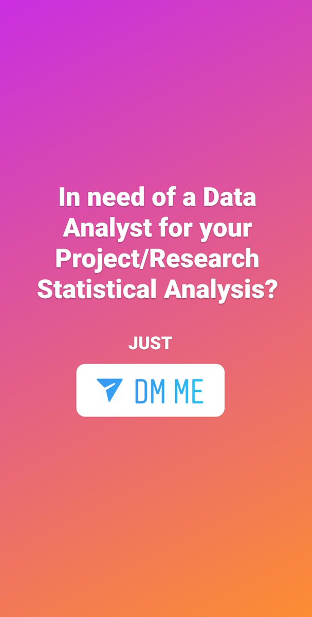 Just DM Dear.

#Data
#DataAnalytics 
#Fiverr
#freelancers