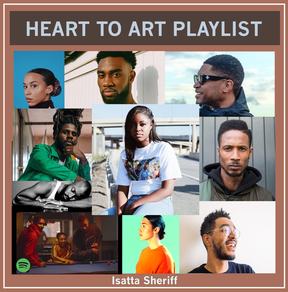 Just dropped new Spotify playlist with 27 of our favourite new picks from the last few weeks! 

Link linktr.ee/hearttoart - mad ting! 

Featuring: 
- Che Noir 
- <a href="/ODDISEE/">ODDISEE</a> 
- <a href="/KofiStone_/">Kofi Stone</a>  
- <a href="/rootsraddix/">Roots Raddix</a> 
- @OfficialKoder  
- <a href="/DDoubleE7/">D Double E</a> 
- <a href="/BigFris/">FRISCO</a> 
- <a href="/THEREALGHETTS/">GHETTS</a>