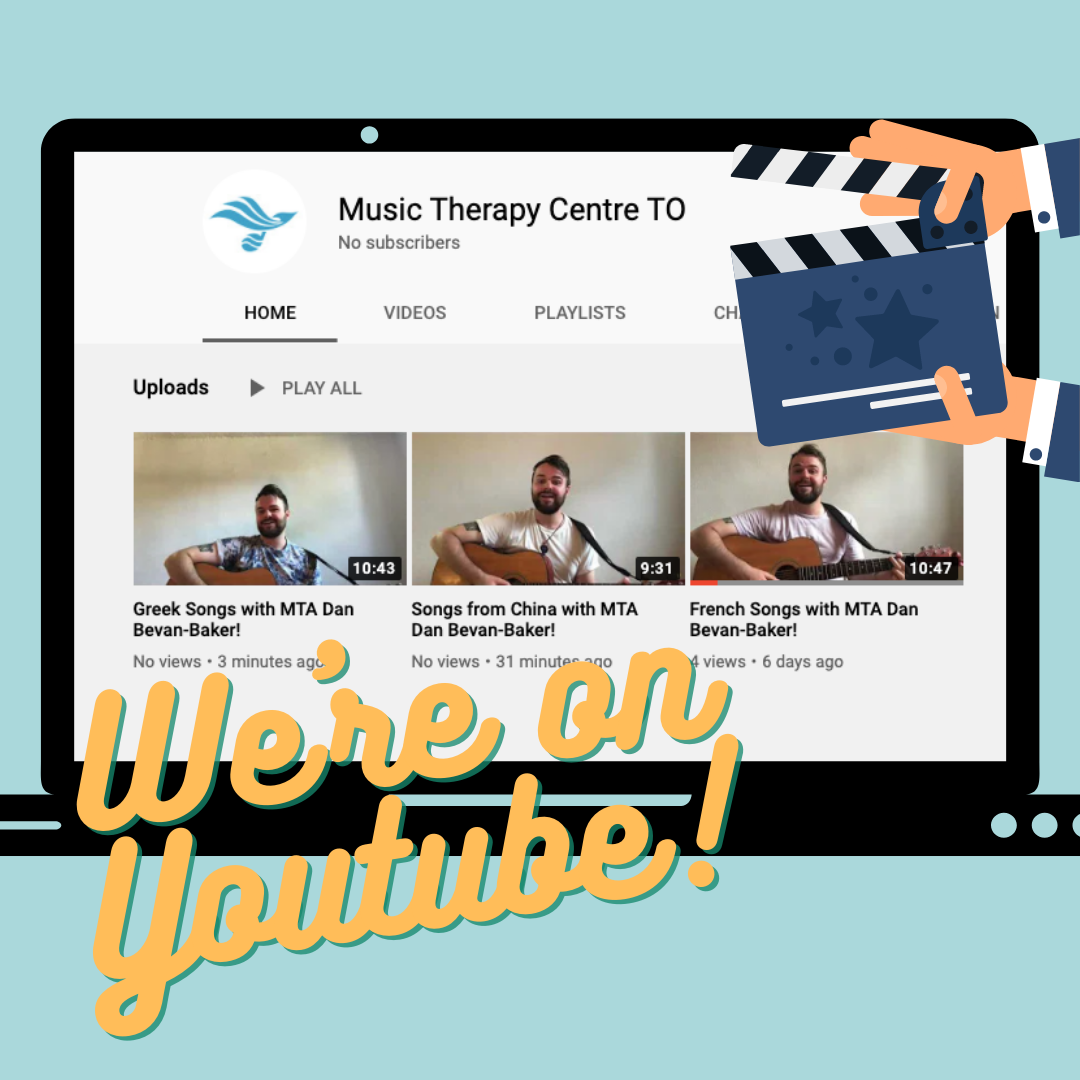 We’re on YouTube! Head to the link in our bio to check out our new channel.

While we can’t provide music therapy over YouTube, these videos are a fun way for us to share the healing power of music with all of you!