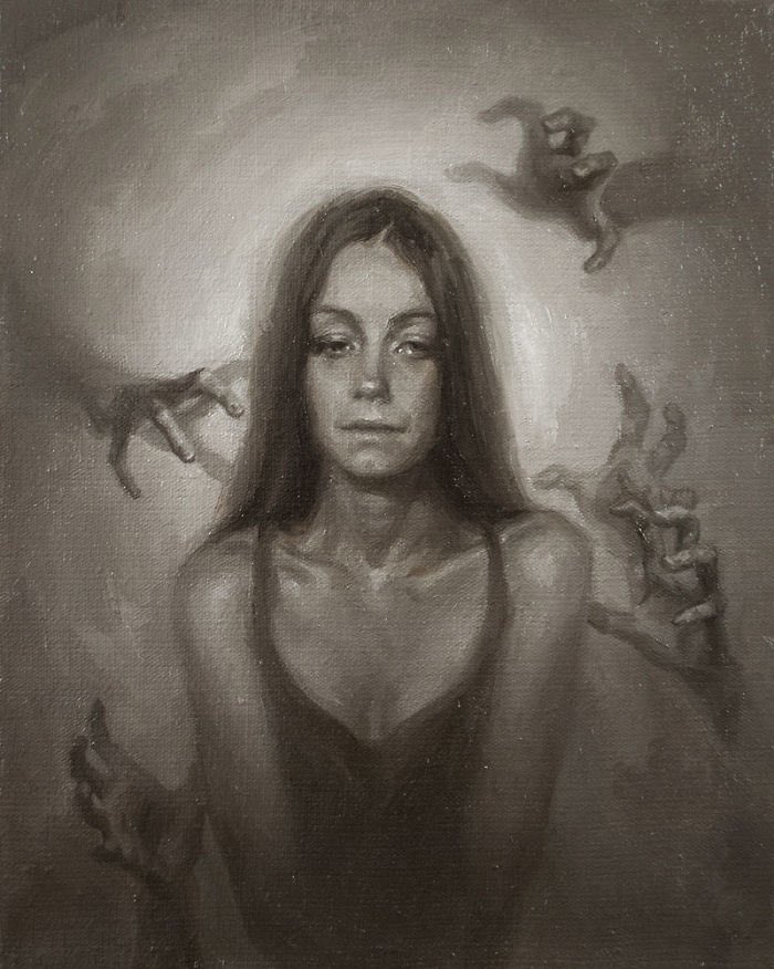 “It feels like I’m gonna die but I don’t know when”.“It’s like someone tied thousands of rubber bands around my head it hurts & I don’t know what to do about it”.“It’s like carrying 300 pounds of weight that you can’t put down”.paintings that are drawn by depressed people.