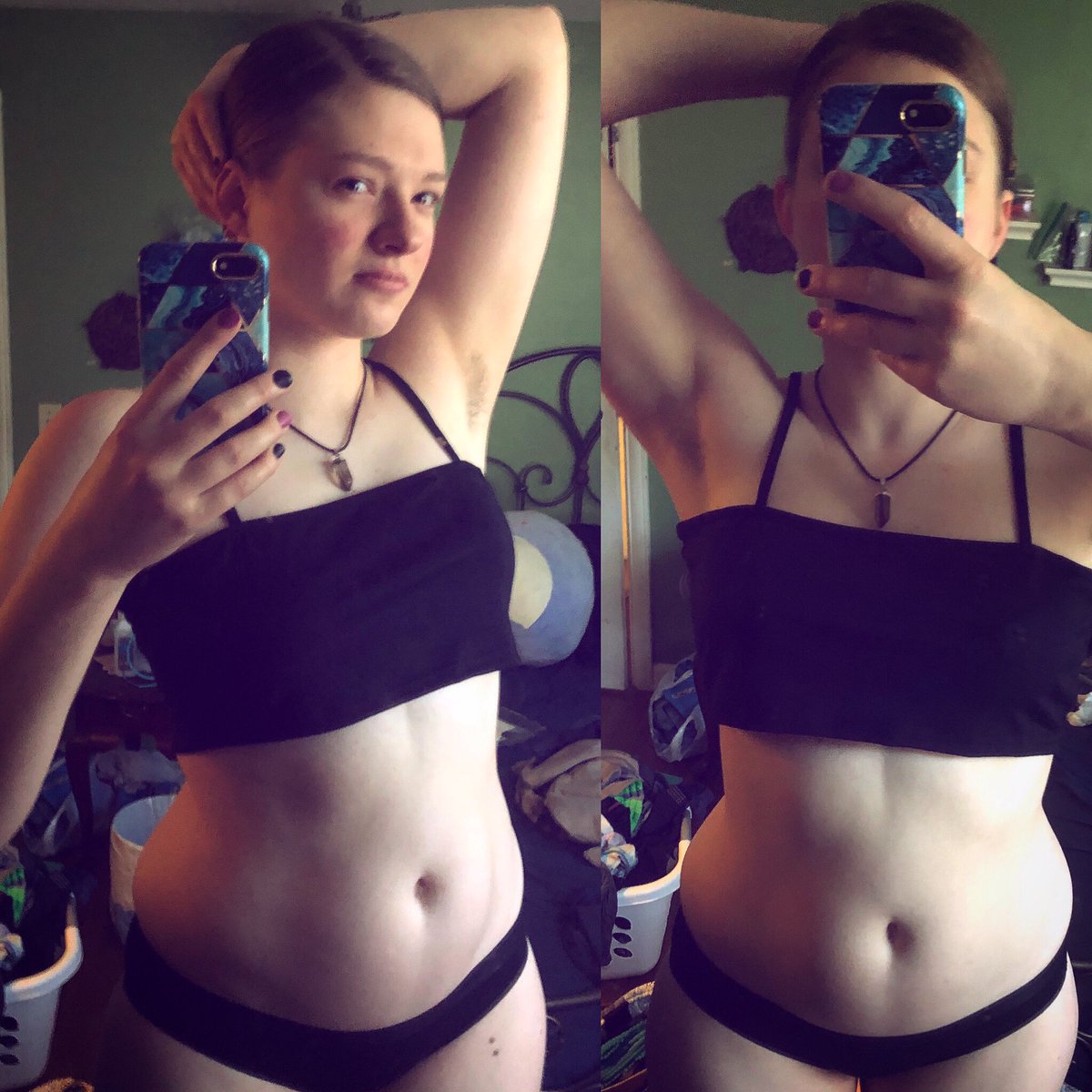 VesperVerboten's tweet photo. Getting those pre-quarantine #gains back.... 💪😘
Celebrating getting my strength back and feeling like I have ‘my body’ back. Today is a good day. 🌞🌱
#fitnessmodel #seattlemodel #seattlegoth https://t.co/2zRsbMPmxm