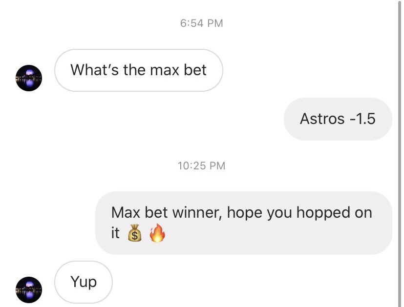 theparlaypansie's tweet photo. 🚨🚨LAST NIGHTS MAX BET FOLLOWERS WERE HAPPY! 3-0 on max bets since the restart! FOLLOW US AND LOOK OUT FOR ANOTHER FREE MAX BET TODAY! (Maybe a surprise for people who RT) 🚨🚨#tpp #maxfree #bets #parlay https://t.co/shPCqqvaLa