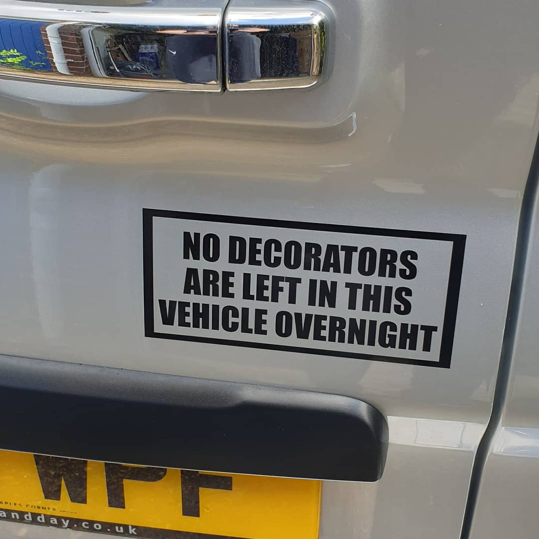New van sticker 😀😀😀