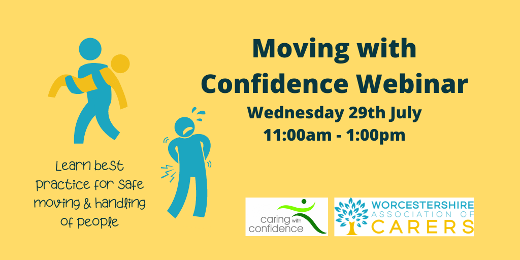 CarerCommunties's tweet photo. Helping to physically move someone causes back strain in 50% of carers. Join our webinar and learn how to lift and move the person you are helping without strain to either of you. 
https://t.co/5raqtBwCrX
#carers https://t.co/1rAYF9fML7