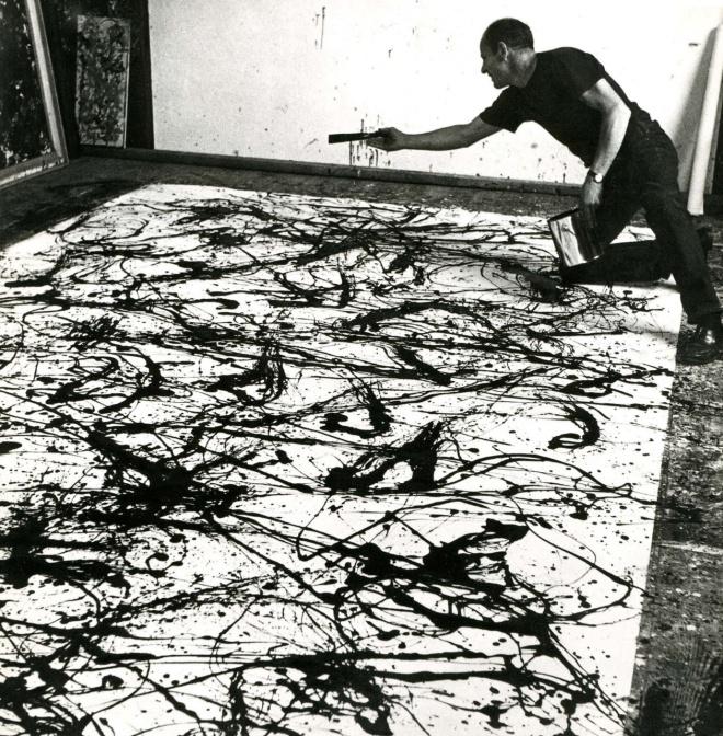 MxOffsite's tweet photo. His technique of painting with his entire body earned him the nickname "Jack the Dripper" ~ #JacksonPollock https://t.co/KAkjLzf4hH
