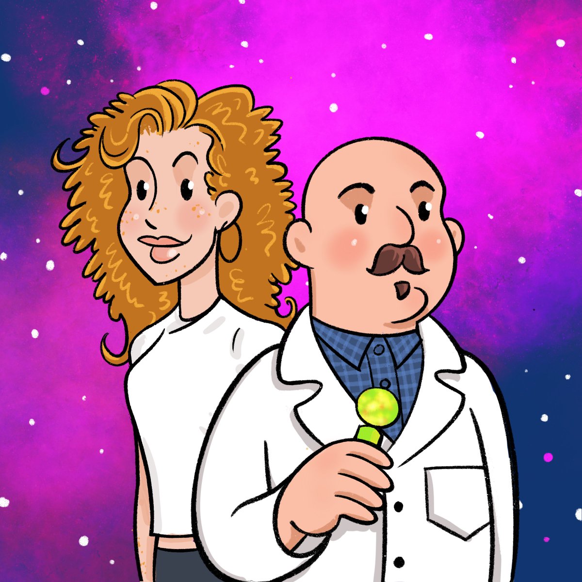 DocMoran70's tweet photo. Space Portraits: Professor Whom Day! The Second Professor as portrayed by Raven Solano with Tinder date @anerace  - https://t.co/VfVf9ro25d
#SpacePortraits #OuterSpaceComic #ProfessorWhom https://t.co/YgbnmwHQIw