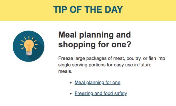 Didn’t realize how single I am until my coworker sent me an email about cooking tips for one 🙃