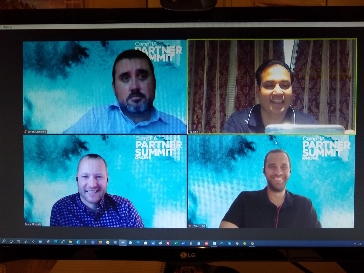 newprotocol's tweet photo. Wonderful sessions at #CompTIAPartnerSummit . Very informative...thoroughly  enjoyed them!! Go CompTIA! 👍 https://t.co/bB4qmHinIs