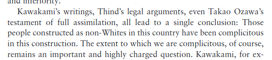 it's a part of my history as an Indian-American, and I'm ashamed of it, but I still have to recognize it for what it is: Indian-Americans have been complicit in white supremacy all the while being oppressed by it. it continues to this day in other forms