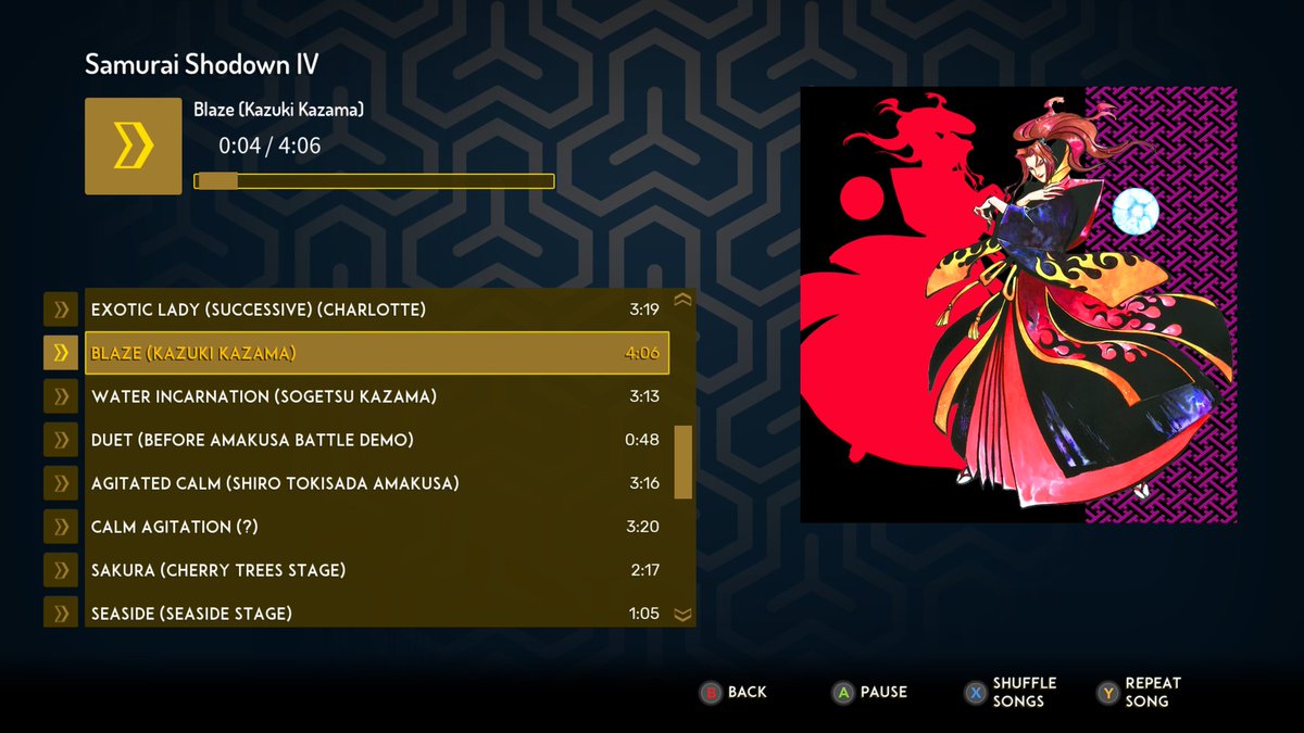 Do you like the music from the Samurai Shodown games? Of course you do! And now you can listen to over 200 tracks across the entire series with the museum audio player!