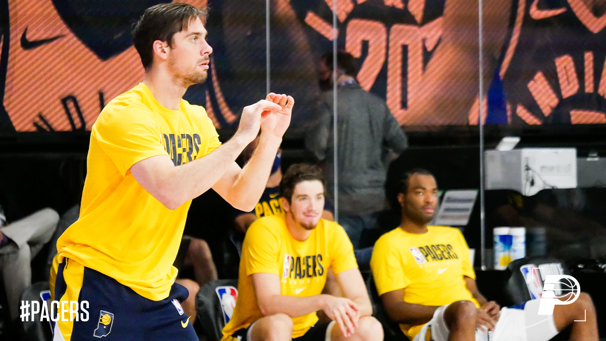 Pacers's tweet photo. still the @NBA leader in T.J.'s https://t.co/NbUhgpfhuX