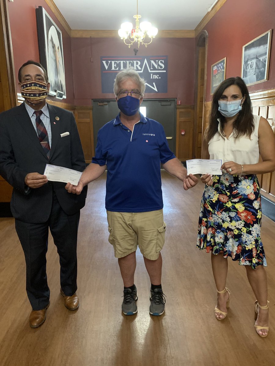 <a href="/nationalgridus/">National Grid US</a> is honored to support <a href="/veteransinc1/">Veterans Inc.</a> with their 15th Annual Stand Down on 8/28. Thank you and your entire staff for the “hand up” you provide our deserving veterans every day! <a href="/AletaNGRID/">Aleta M. Fazzone</a> <a href="/BobKievra/">Bob Kievra</a> <a href="/Whitee42/">Ed White</a> @MassDVS