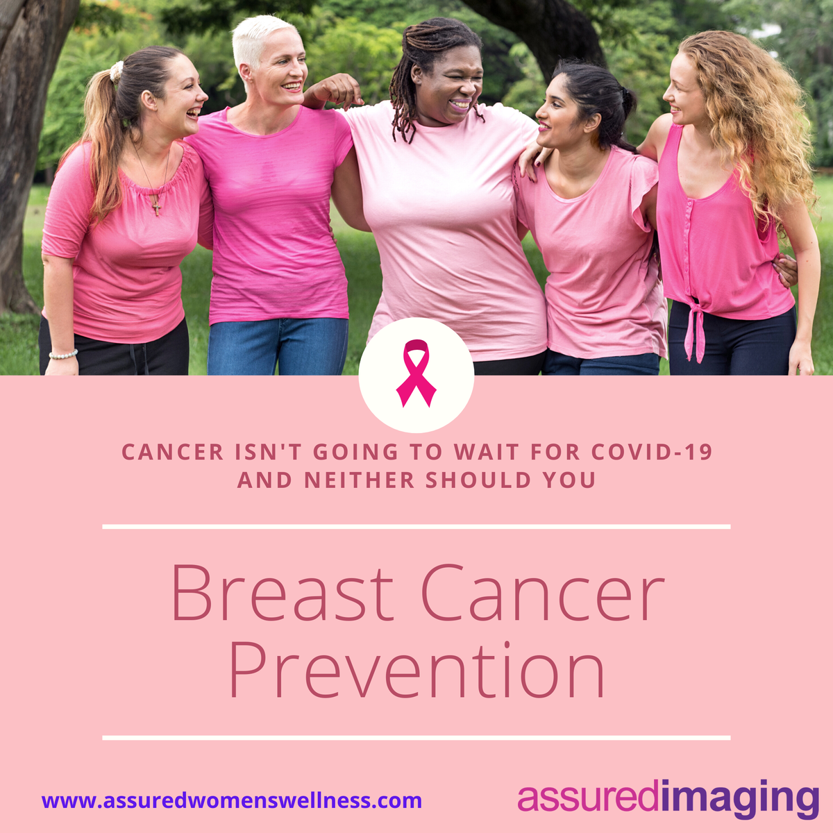 AssuredWW's tweet photo. Join us as we fight the good fight in eliminating cancer. Postponing your screening could be devastating as early detection could save your life. Call us today to schedule your screening. 888-233-6121 or https://t.co/krrFgzCBX8   
#breastcancerawareness 
#earlydetectionsaveslives https://t.co/kB58Wx5eck