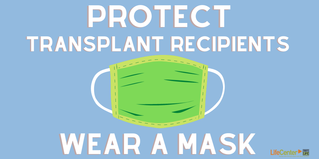 NetworkForHope_'s tweet photo. One of the best ways to keep immunosuppressed transplant recipients (and everyone else!) safe is to wear your mask. It's another easy way to save lives right here in our community. https://t.co/aDexNX7Qjf