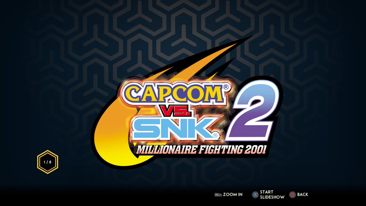 Sadly, this is probably the closest I'll ever come to having CVS2 on my Xbox One. :( (there's a gallery of all the SamSho related art from CVS2 in this release!)