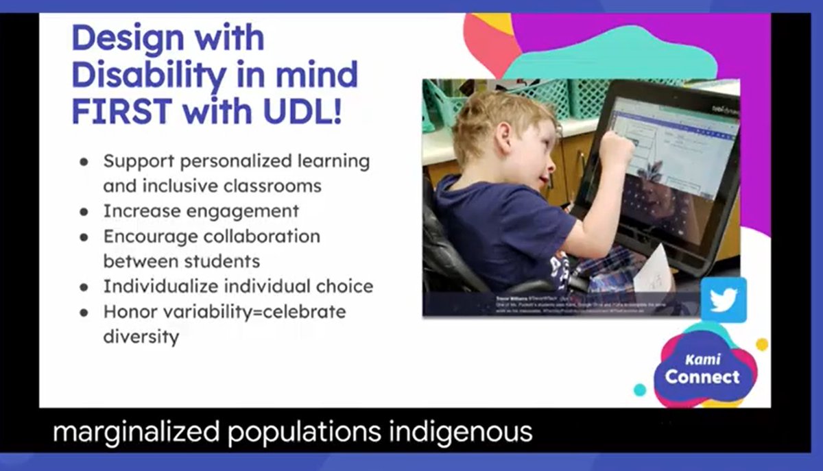Maes_Morsels's tweet photo. Design for #UDL first instead of designing for the #typicalstudent and adding in UDL.  Who is typical anymore anyway?  We all learn differently. #plandifferent #planbetter #kamiconnect @hillary_atp https://t.co/3frxEXRRIQ