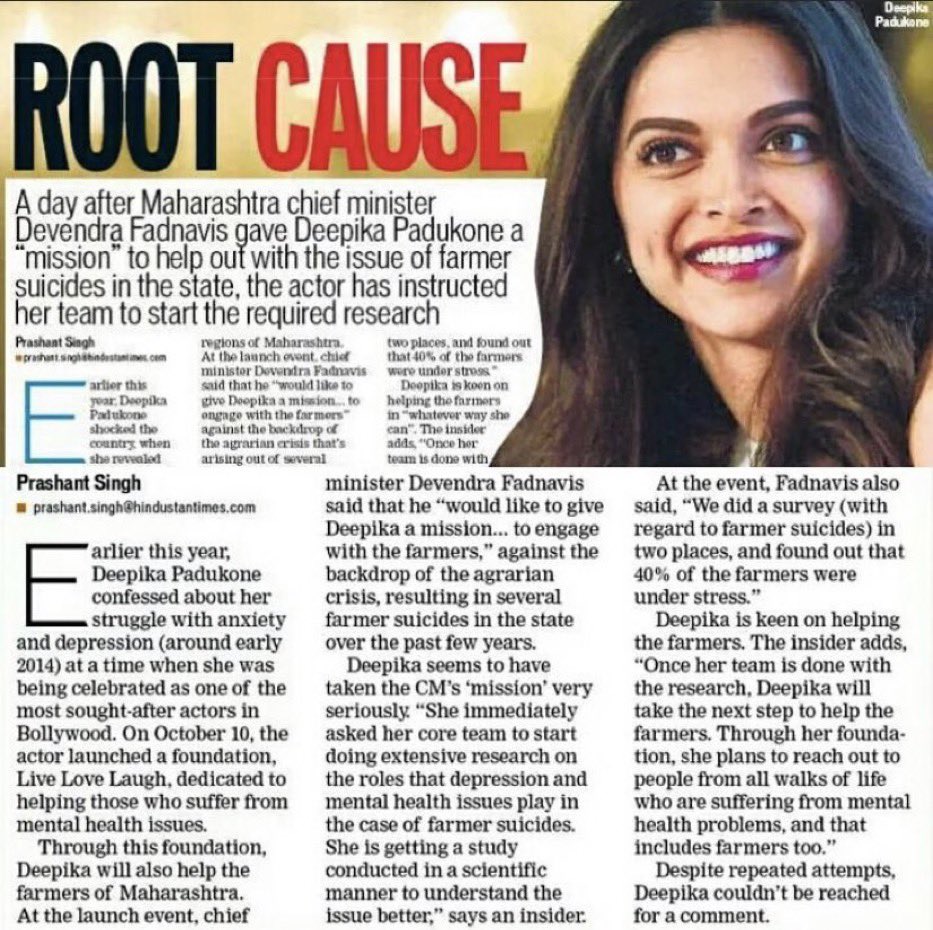 The same day of her launch she was given a mission to help the farmers in the state who were dying by suicide she offered to help and take care of them and everything they could possibly need FOR FREE.