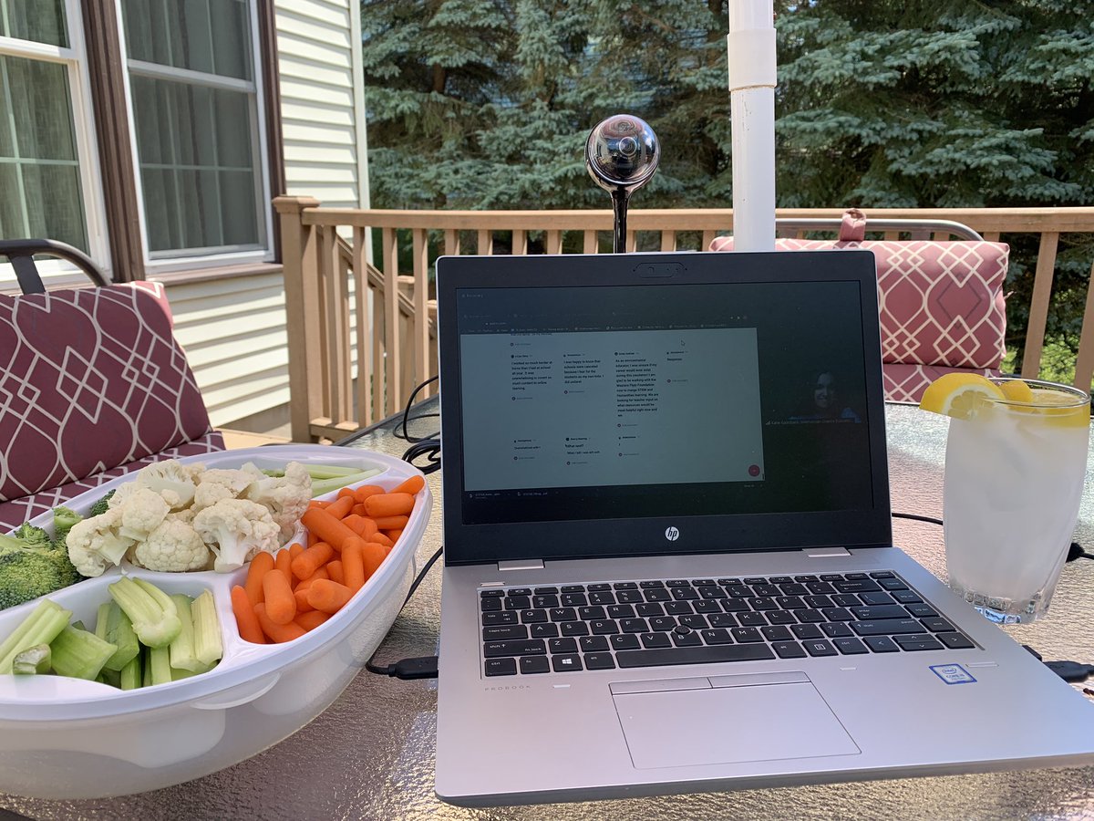 hollylynn48's tweet image. Day 1  of the virtual @SmithsonianScie Action Planning Institute...a great space to collaborate with others globally as we consider planning for equitable science education in our “new normal” #SmithsonianAPI 

Bonus: Enjoying the outside home office today!