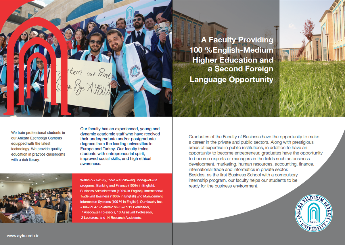 AYBÜ İşletme Fakültesi Tanıtım Videoları ve Broşürleri
Tanıtım Videosu: youtube.com/watch?v=qIHHhj…
Tüm Tanıtım Videoları ve Broşürleri: aybu.edu.tr

<a href="/profdriaydinli/">Prof.Dr.İbrahim AYDINLI</a> <a href="/mtgundogan/">Prof. Dr. Mete GÜNDOĞAN</a> <a href="/okumussaid/">Sait Okumuş</a> <a href="/ybunikonsey/">AYBÜ Öğrenci Konseyi</a> #ÜniversitemAYBÜ