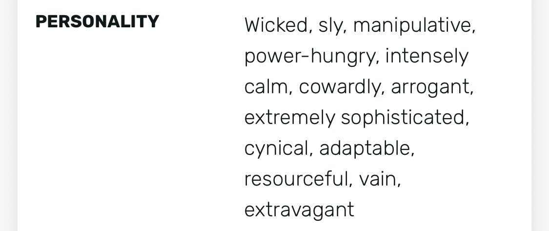At the start of The Wizard of Oz, the Witch of the East was killed when Dorothy’s house crushed her. In Disney’s version, she wasn’t killed. She manipulated behind the scenes and even killed her father to attain power. She was described as such: