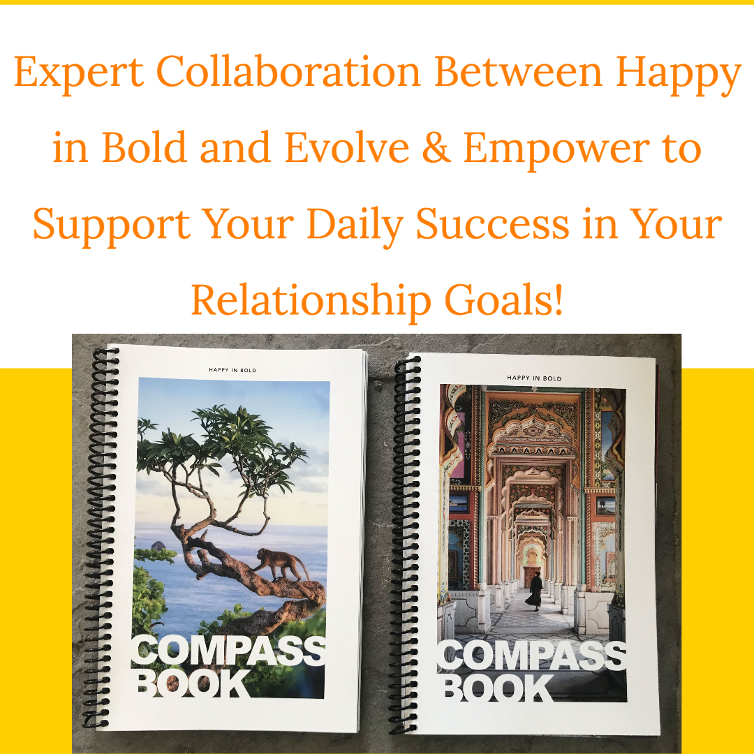 EvolveEmpower's tweet photo. @HappyinBold teamed up with @EvolveEmpower #expert, Kate, a #holistic #relationshipcoach &amp; #Healer, to explore and discuss the importance of #celebrating your #progress, small daily #wins, and when you do #accomplish your #relationshipgoals in their #July #CompassBook! https://t.co/ccrj3uygUh