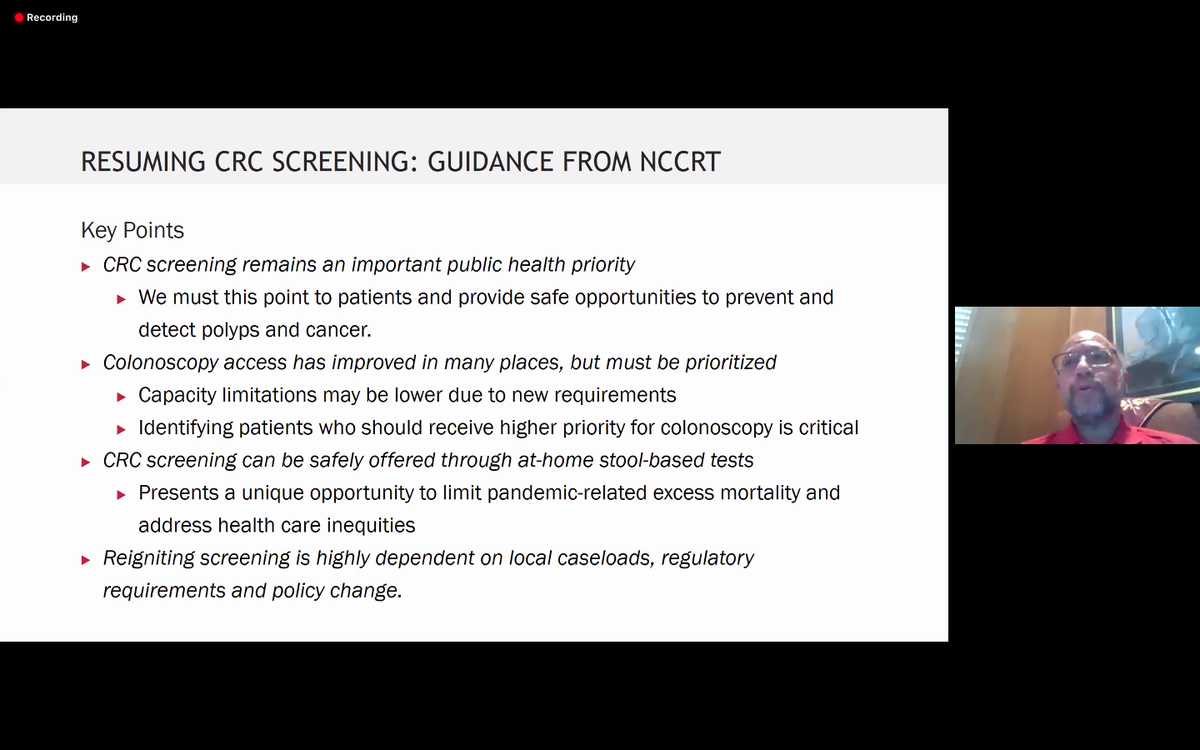 ARosen380's tweet photo. โResuming Cancer Screening During COVID-19: Guidelines and Strategies.โ Dr. Durado Brooks @AmericanCancer shows comprehensive affect #COVID19 is having on #bcsm #cervial #crcsm #lcsm #pcsm. 22 Million #screening tests & over 80,000 โ #cancer diagnosis potentially delayed. https://t.co/1rIuWFN6Ql