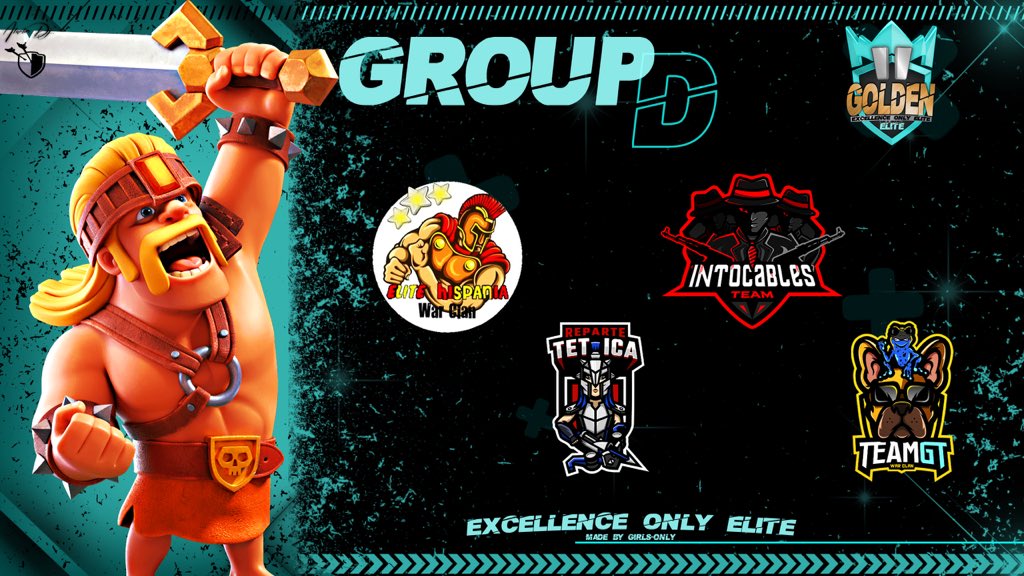 ⚔️✳️Grupo  D ✳️⚔️

⚒-<a href="/Elite_Hispania/">𝕰𝖑𝖎𝖙𝖊 𝕳𝖎𝖘𝖕𝖆𝖓𝖎𝖆</a> 
⚒- Intocables Team  
⚒-<a href="/RTcocCR/">Reparte Tetica (Coc)</a> 
⚒-<a href="/TicosCoc/">Ticos COC</a> - Team GT

 ⚔️✳️ Group D ✳️⚔️

⚒-<a href="/Elite_Hispania/">𝕰𝖑𝖎𝖙𝖊 𝕳𝖎𝖘𝖕𝖆𝖓𝖎𝖆</a> 
⚒- Intocables Team  
⚒-<a href="/RTcocCR/">Reparte Tetica (Coc)</a> 
⚒-<a href="/TicosCoc/">Ticos COC</a> - Team GT 
#EoE