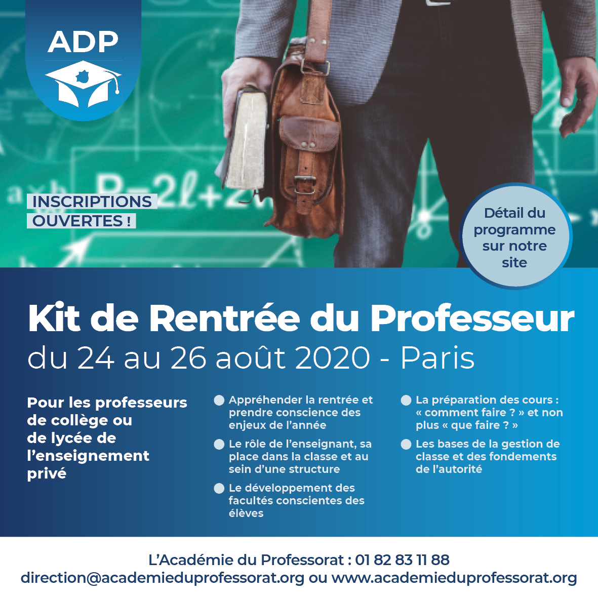 FondationEcole's tweet photo. Les résultats du #Capes viennent de tomber.... Bravo aux heureux reçus ! Pour une première #rentrée en toute confiance en secondaire, 3 jours de #formation intensive vous attendent fin août !
https://t.co/zpbxEK4r01
Prise en charge #formiris et #opco
#capes #rentree2020 #prof https://t.co/SWWRMgJ1s2