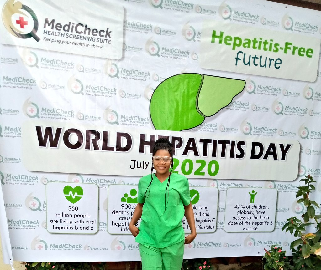 It's World Hepatitis Day today!!...
THEME : HEPATITIS- FREE FUTURE
Do you know your status?
If not get screened to know your status.
Let's us join hands together to build  an Hepatitis free future
#WorldHepatitisDay2020
@nursesonair @TimilehinEburu @njonurses @WHO @iamAyanfejesu