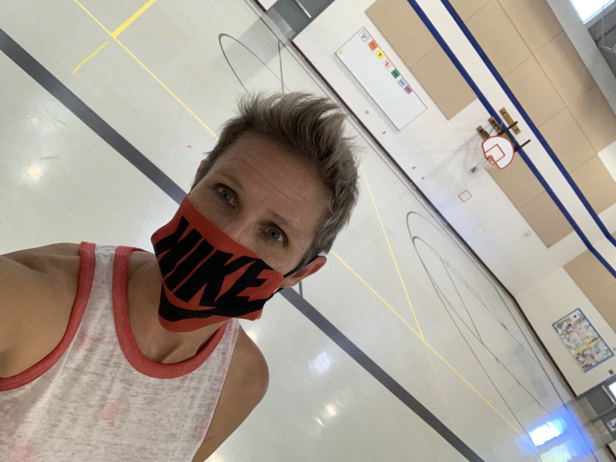 I miss not having little Vikings exercising and giggling in this gym! Coach Knope misses you guys! <a href="/Village_Meadows/">DVUSD Village Meadows Elementary School</a> #StaySafe