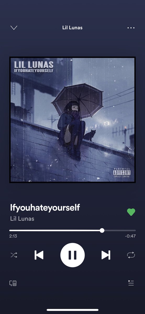 lonelunas's tweet photo. Ifyouhateyourself Prod. Misery 
Ok spotify btw🖤
https://t.co/LxYEBaVswc https://t.co/r93peyxzop
