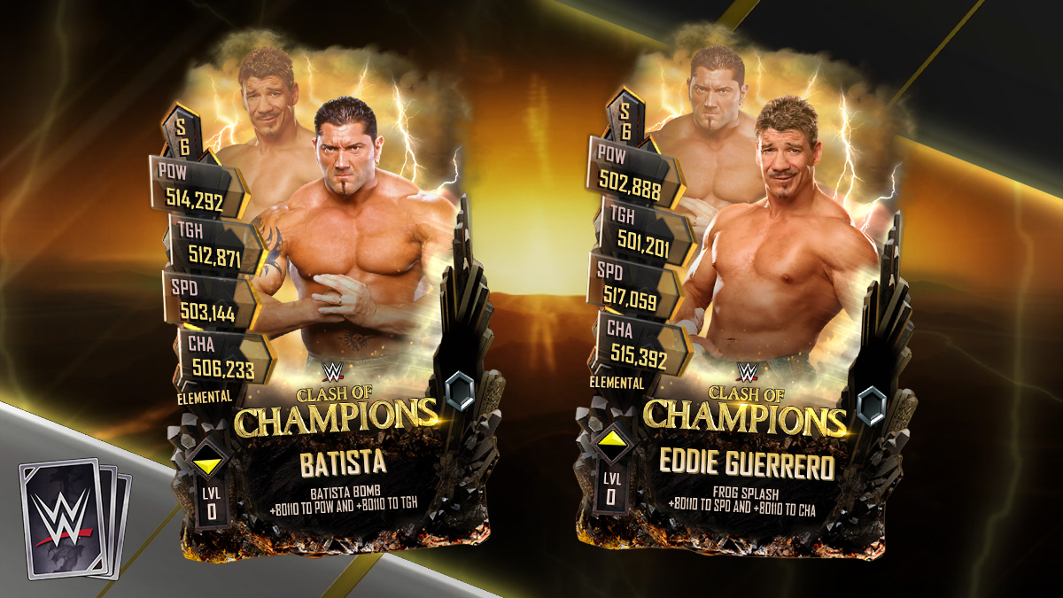 This week’s Clash of Champions features Batista and Eddie Guerrero. Which side will you be joining?